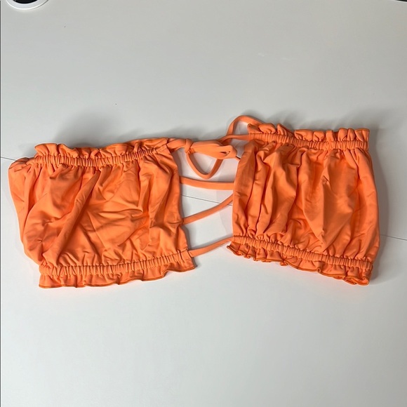 Toast Swim Strapless Bikini Top Nectarine - Picture 1 of 2